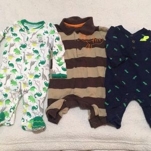 NB Rompers and Jammie Lot